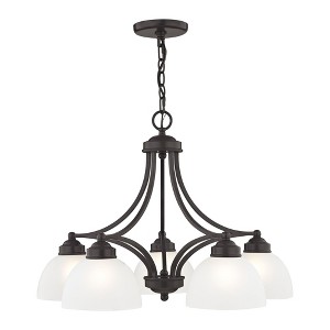 Livex Lighting Somerset 5 - Light Chandelier in  English Bronze - 1 of 2
