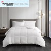 Okak All Size Cotton Down Diamond Quilting Alternative Featherless Bed Comforter,Comfortable Silky Soft Quilt Bedding for Cold Weather - 2 of 4