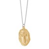 Silpada 'Divinity' Sterling Silver with 14K Yellow Gold-Plating Cross Pendant Necklace, 18" + 2" - 2 of 4