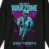 Call Of Duty Warzone X Terminator 2 Stay Frosty Men’s Black Long Sleeve Tee - image 2 of 3