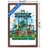 Trends International Minecraft: Legends - Raise Your Banner Framed Wall Poster Prints - 3 of 4