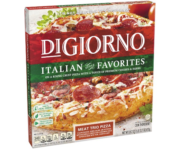 DiGiorno Italian Style Favorites Meat Trio Frozen Pizza - 28.7oz