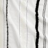 Sweet Jojo Designs Neutral Unisex Body Pillow Cover (Pillow Not Included) 54in.x20in. Boho Geometric Striped Lines Black and White - 4 of 4