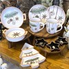 8.75"L Sullivans Christmas Modern White Cozy Snack Plates Set of 4  Multicolor - 4 of 4