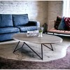 Allis Weathered Gray Oak & Metal Finish Coffee Table - 2 of 4