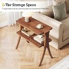 GDFStudio Lunareth Farmhouse 2-Tier Wooden End Table - 4 of 4