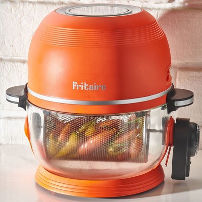 Fritaire 5 Qt Black Electric Glass Bowl Air Fryer