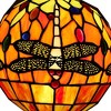 Chloe Lighting DEMOISELLE Tiffany-style 1 Light Dragonfly Accent Lamp 8Inch Shade - 2 of 4
