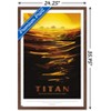 Trends International NASA - Titan Travel Poster Framed Wall Poster Prints - 3 of 4