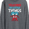 Men's - Dr. Seuss - Teacher Of Little Things Long Sleeve Graphic T-Shirt - 2 of 4