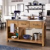 Edgar Reclaimed Wood Extendable Kitchen Island - Inspire Q - 3 of 4