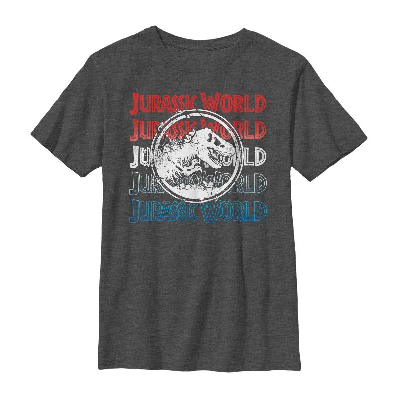 Boy's Jurassic World: Fallen Kingdom 4th of July Logo T-Shirt, 1 of 5