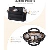 Tote Bag for Women with Giant Tumbler Holder Pocket, Puffer Work Travel Laptop Handbag with Zipper - 3 of 4