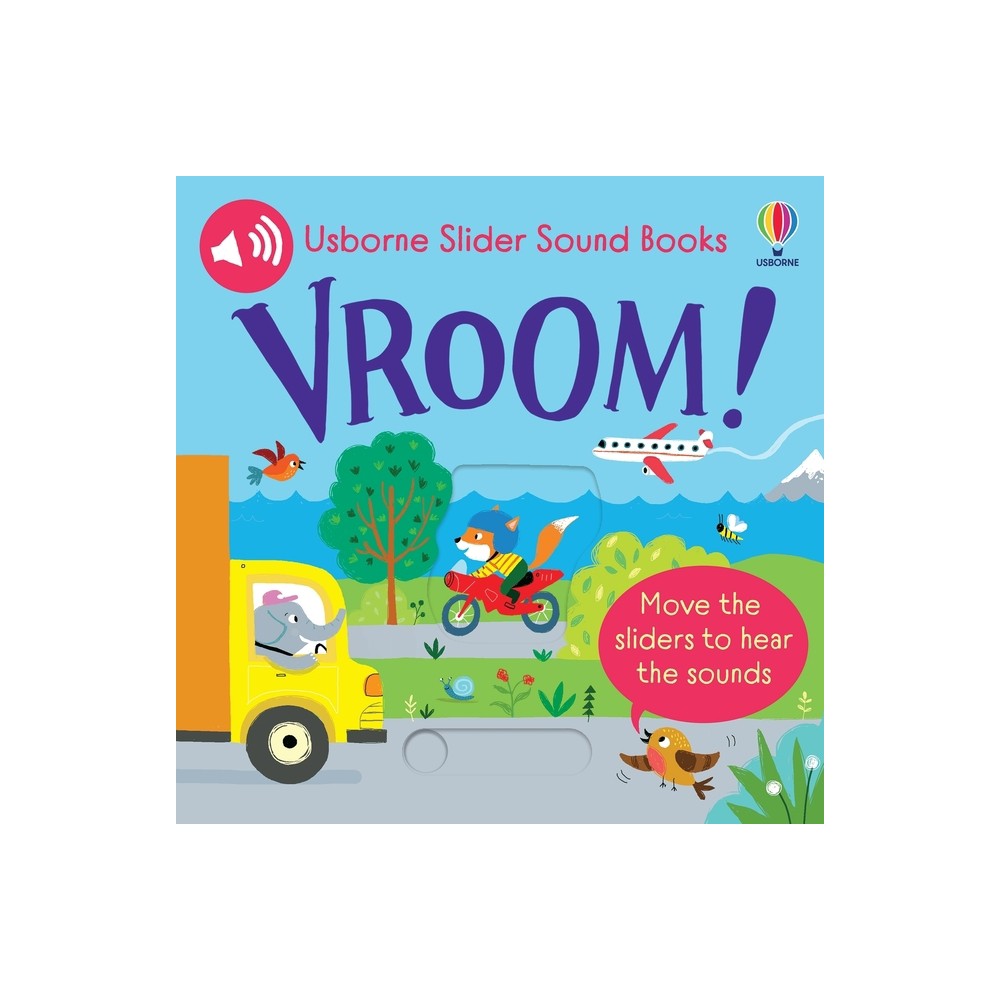 Slider Sound Books: Vroom! - by Sam Taplin (Board Book)