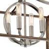 Minka Lavery Rustic Farmhouse Ceiling Light Semi Flush Mount Fixture 16 1/2" Sun Faded Wood 4-Light for Bedroom Kitchen Hallway - 3 of 3