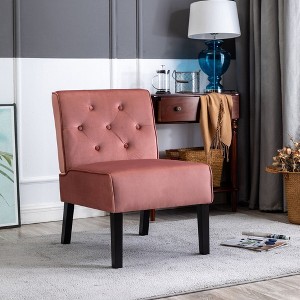 CAVINAS Accent Chair Living Room Chair with High Density Foam Cushion Comfy Chair for Living Room - 1 of 4