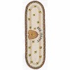Earth Rugs Bee Happy Oval Stair Tread 27"x8.25" – Rustic Farmhouse Decor - 2 of 3