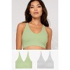 Smart & Sexy Women's Comfort Cotton Plunge Bralette - 2 of 4
