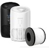 Nispira True HEPA Carbon Filter Replacement Compatible with Partu BS-03 HEPA Air Purifier, 2 Packs - 4 of 4