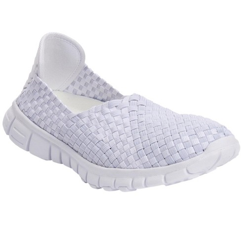 White Women's Wide Width Shoes