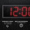 Ivation Waterproof Large Digital Clock, Outdoor Large LED Clock with Stopwatch, Alarms & More! - 3 of 4