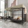 Gulches 48in H x 47in W x 24in D StoreCage Deluxe Black Beige 1 Pack Cat Dog Livestock Supplies Product type - 2 of 4