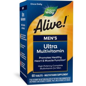 Nature's Way Alive! Men's Ultra Multivitamin Tablets - 60ct