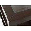 Jofran,Urban Icon Contemporary Glass Inlay Chair Side End Table with Storage - 4 of 4