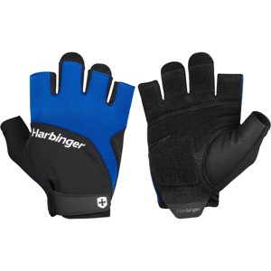 Harbinger Unisex Training Grip Weight Lifting Gloves 2.0 - Black/Blue - 1 of 2