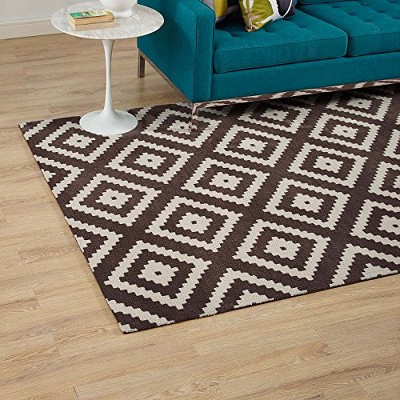 Modway Alika Abstract Diamond Trellis 5x8 Area Rug