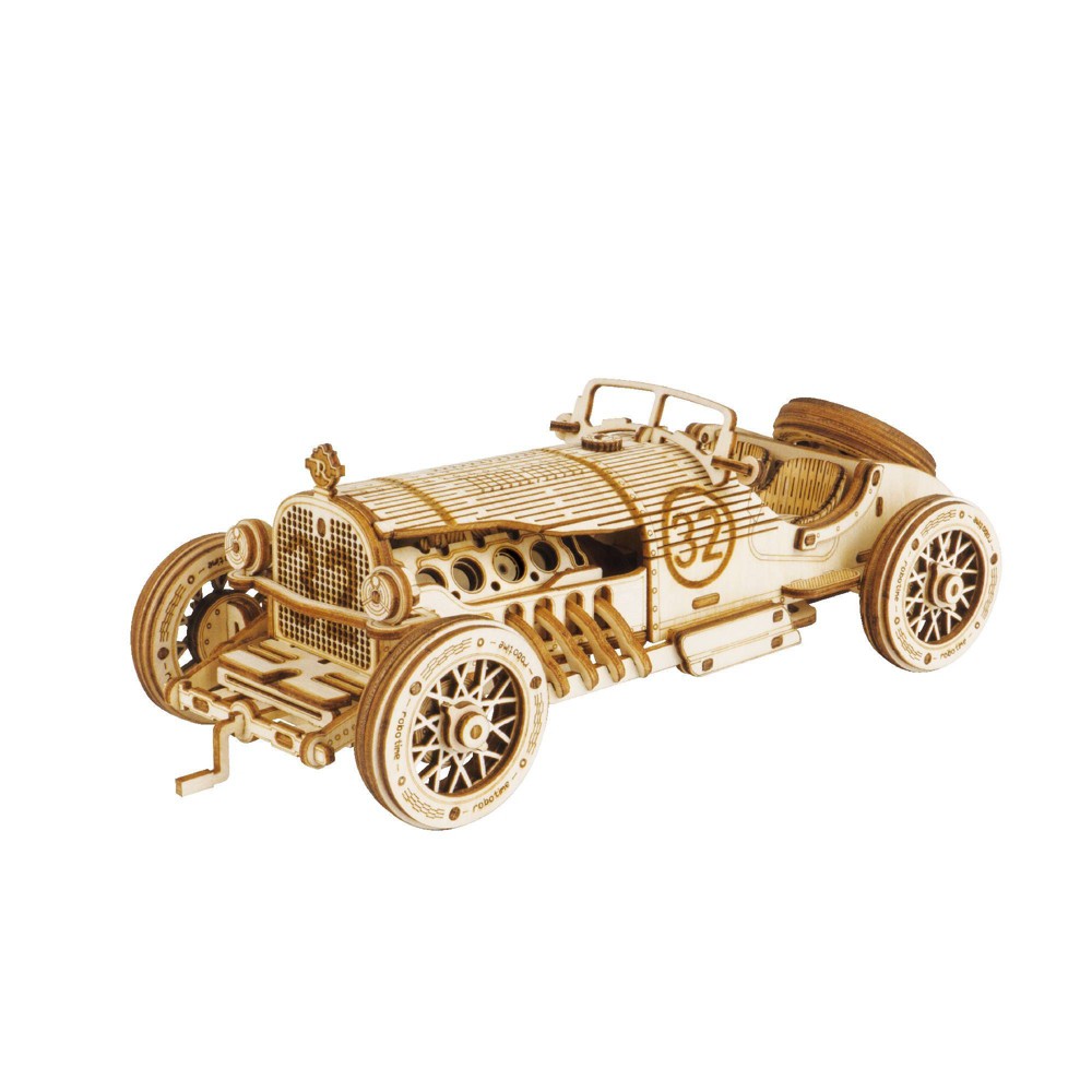 Photos - Accessory Hands Craft Modern Wooden Puzzle Grand Prix Car