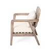 Christopher Knight Home Ursa Outdoor Patio Club Chairs Acacia Wood Brown - 4 of 4