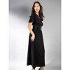 Jess by Meiko Women's Flutter Sleeve Waistband Midi Dress - 2 of 4