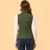 Allegra K Women's Zip-Up Sleeveless Turn Down Collar Cargo Utility Vest with Pockets - 4 of 4