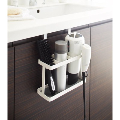 White Minimalist Steel Hair Tool Organizer