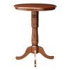 International Concepts 30" Round Top Pedestal Table - 40.9"H - 4 of 4