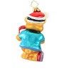 Christopher Radko 5.0 Inch The Doctor Is In Christmas Tree Ornament , Teddy Bear Charity Awareness (1PC) - 2 of 3