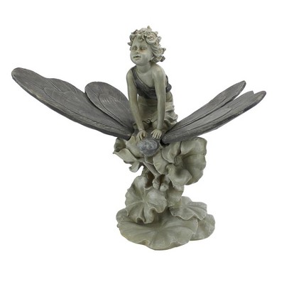 Design Toscano A Fairy's Wondrous Butterfly Ride Statue