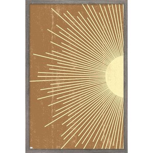 Trends International Abstract Sun Framed Wall Poster Prints - 1 of 4