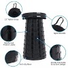 CTB Dealz Collapsible Camping Stool – Folding Travel Seat for Adults – Lightweight & Portable Outdoor Chair for Hiking, Fishing, and Camping - 4 of 4