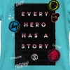 Girl's Marvel Every Hero Has a Story Logos T-Shirt - 2 of 4