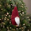 Northlight Plush Gnome Christmas Ornament - 7" - Burgundy - 2 of 4