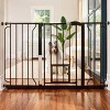 Carlson Extra Wide Gate with Door for Dog Crate - Black - 3 of 4