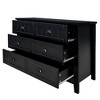 CAVINAS Bedroom Dresser with 6 Drawers,Dressers & Chest of Drawers with Retro Shell Handle for Dining Room,Entryway - 4 of 4