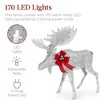 Best Choice Products 2-Piece Moose Family Lighted Christmas Yard Décor Set w/ 170 LED Lights, Stakes, Zip Ties - 3 of 4