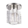 Livex Lighting Rotterdam 1 - Light Semi-Flush Mount in  Polished Nickel - 3 of 4