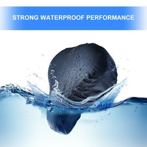 AMMER Waterproof Bike Seat Cover, Stretch Waterproof Bike Saddle Protector, Fits Most Bike Saddles (2-Pack), Black - 1 of 4