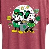 Women's - Disney - Mickey And Minnie Pot Of Gold Short Sleeve Graphic T-Shirt - 2 of 4