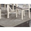 Vynxaria Modern Faux Leather White Tufted Set of 2 Chairs Dining Seat Chair - 4 of 4