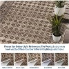 Washable Rug - Diamond Print Carpet with Non-Slip Backing Soft Low Pile Thin Foldable Indoor Carpet for Living Room Dining Room Bedroom - 2 of 4